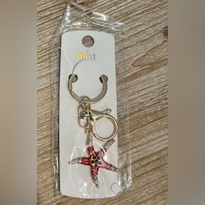 Sparkling Starfish Keychain/Bag Charm